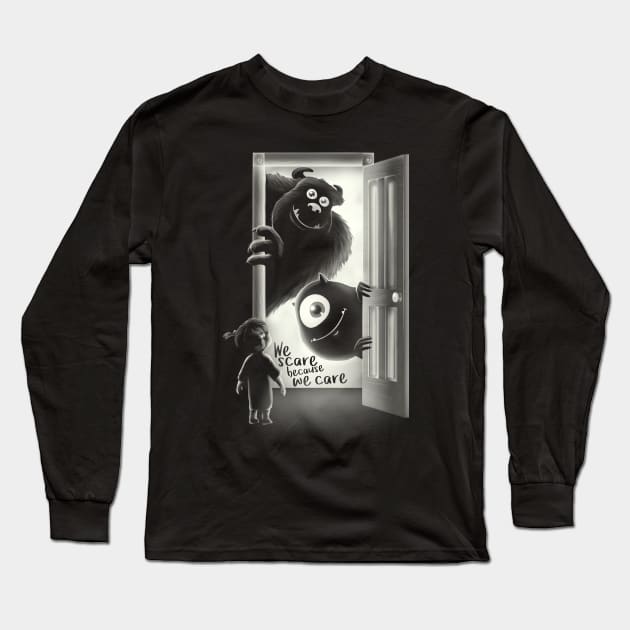 Monster inside Long Sleeve T-Shirt by NemiMakeit